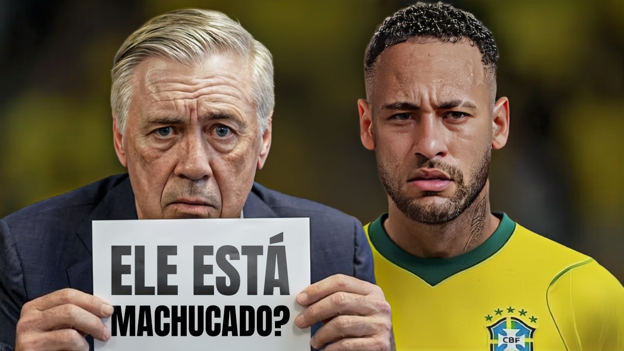 SUSPEITA DE LESÃO: NEYMAR GERA DÚVIDAS NA CBF EM OBSERVAÇÃO DE ANCELOTTI!