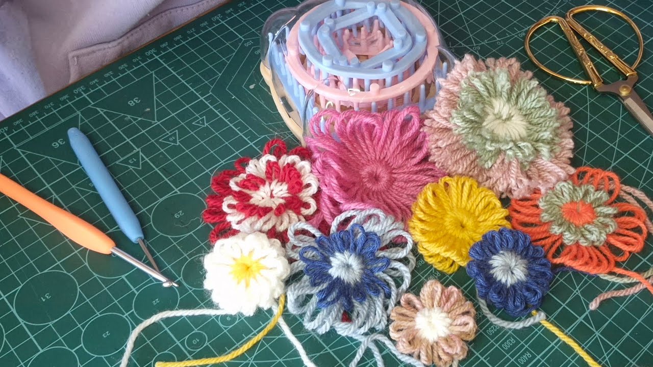 Como hacer flores en telar | Ailana Hecho a Mano