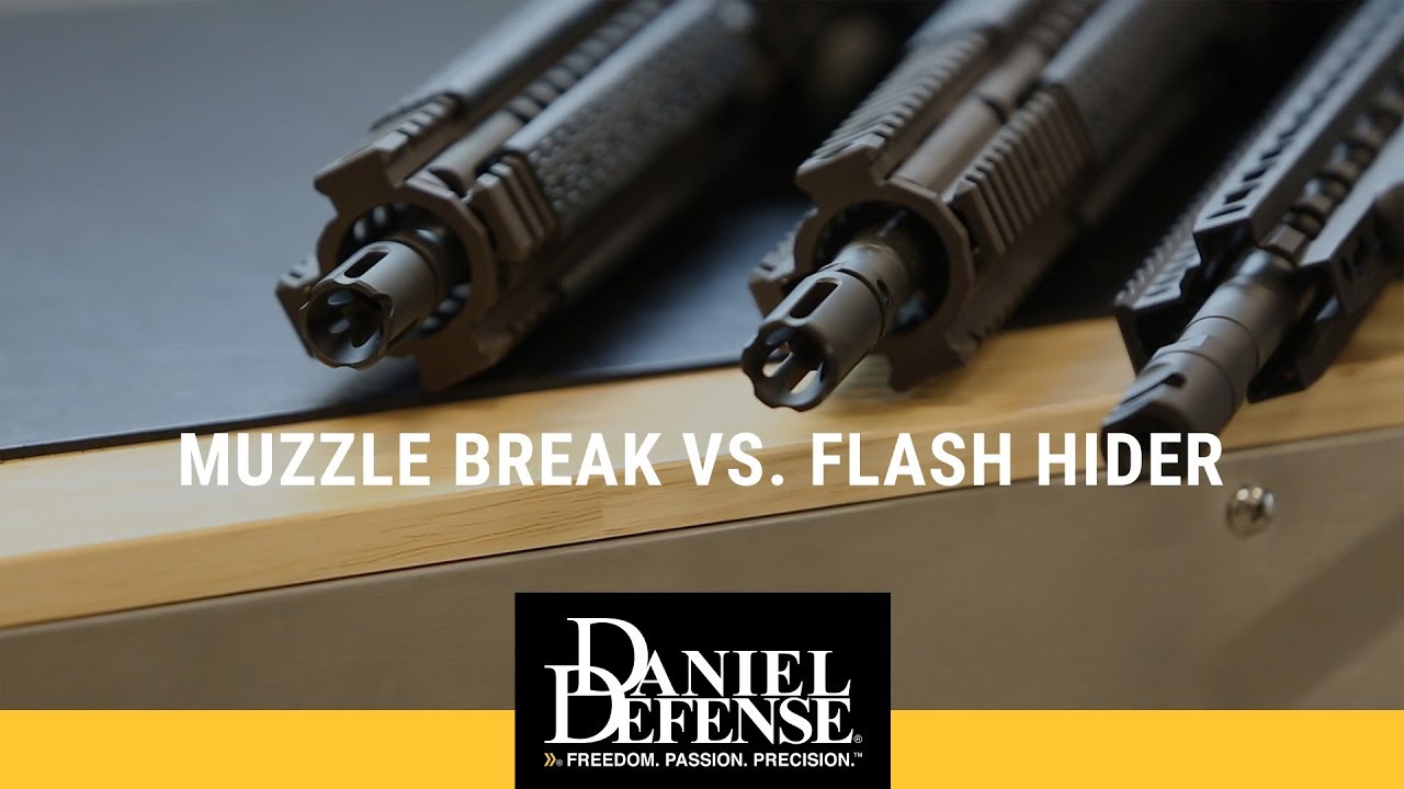 The Difference Between Muzzle Brakes and Flash Hiders