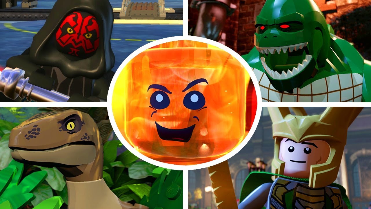 Все первые боссы в видеоиграх LEGO