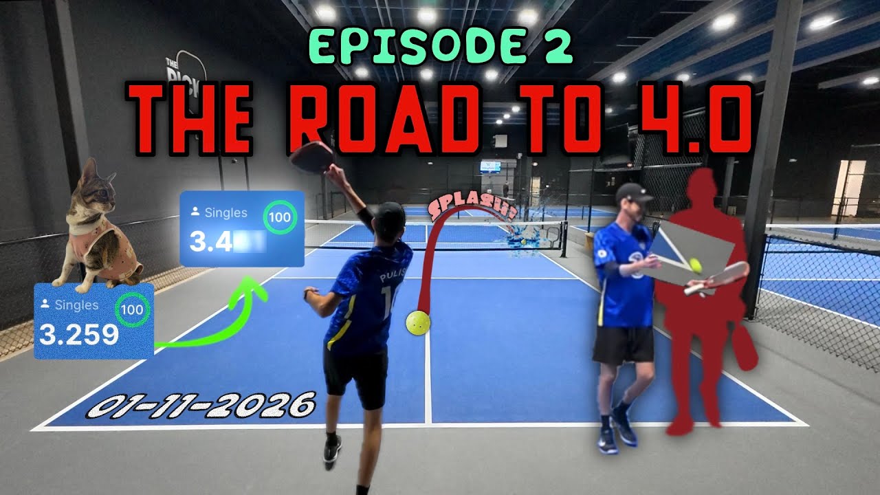 The Road to 4.0 | Episode 2 - Can I Finally Win Close Games? | Singles Pickleball