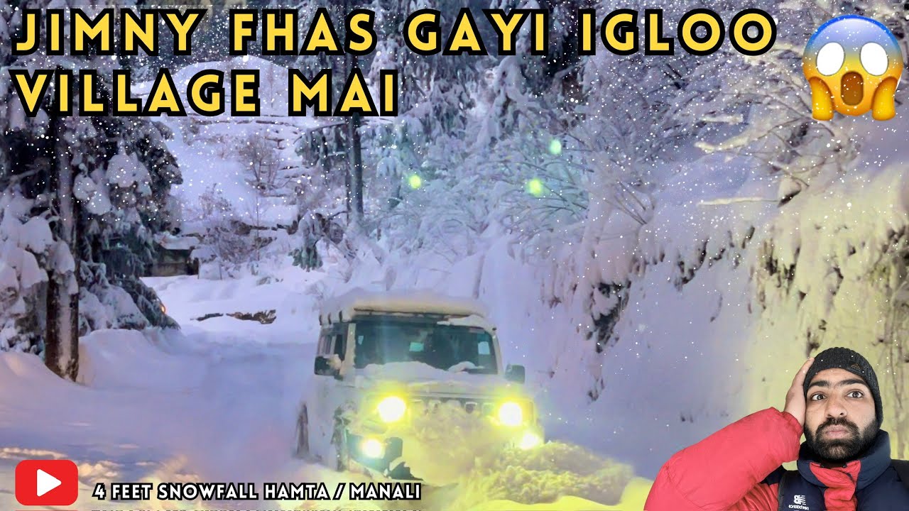 JIMNY IN MANALI SNOW RIDE | Manali snowfall | JIMNY OFF-ROAD