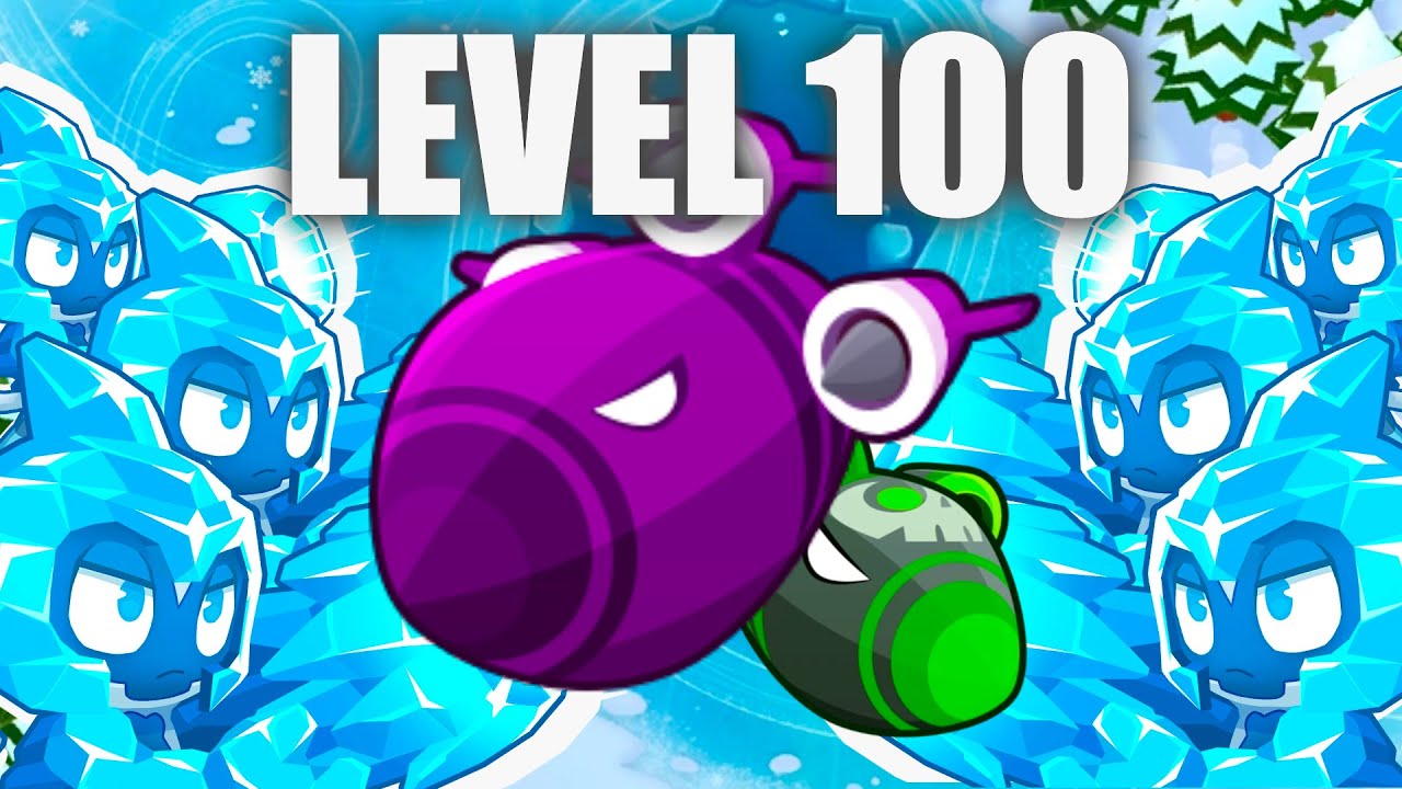 Reaching Level 100 in BTD 6 With Only ICE MONKEY?!?
