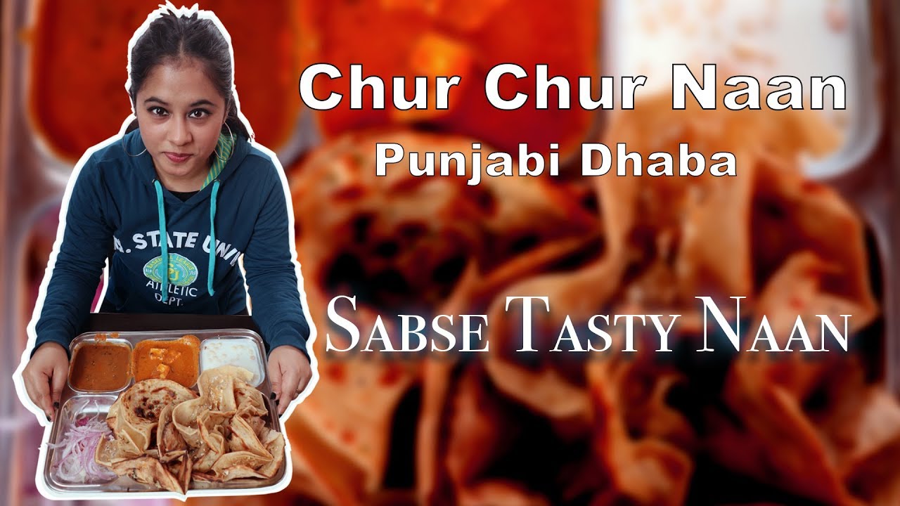 Punjabi Dhaba Chur Chur Naan | Famous Street Food In Noida | 100 Rs Only
