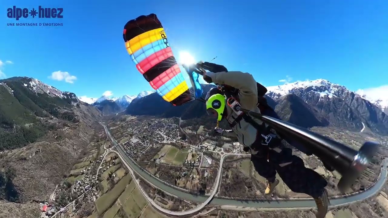 Le saut en parachute de Tim