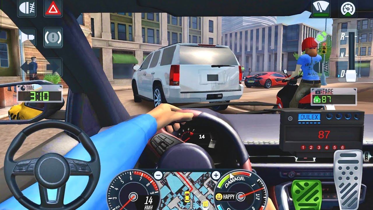 Real Taxi Driver 2026: Passenger Pickup & High Speed City Driving! 🚕 First Person Mode Full Gameplay