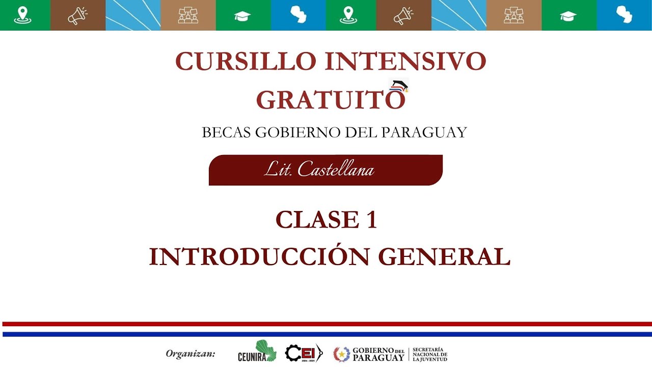 Clase 1 - Lengua y Literatura Castellana - Cursillo BGPY
