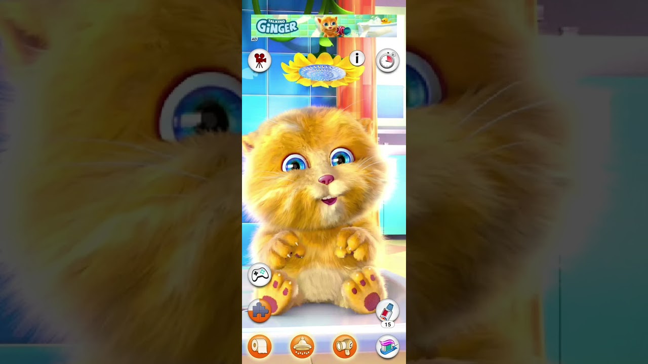 Talking Ginger Funniest Moments Ever 😂 | Kids Game Fun