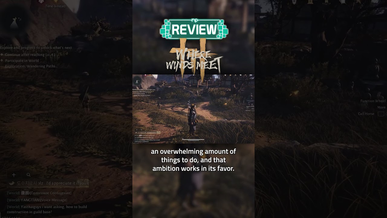 Обзор игры Where Winds Meet — вдумчивый взгляд на современную MMO в жанре уся.