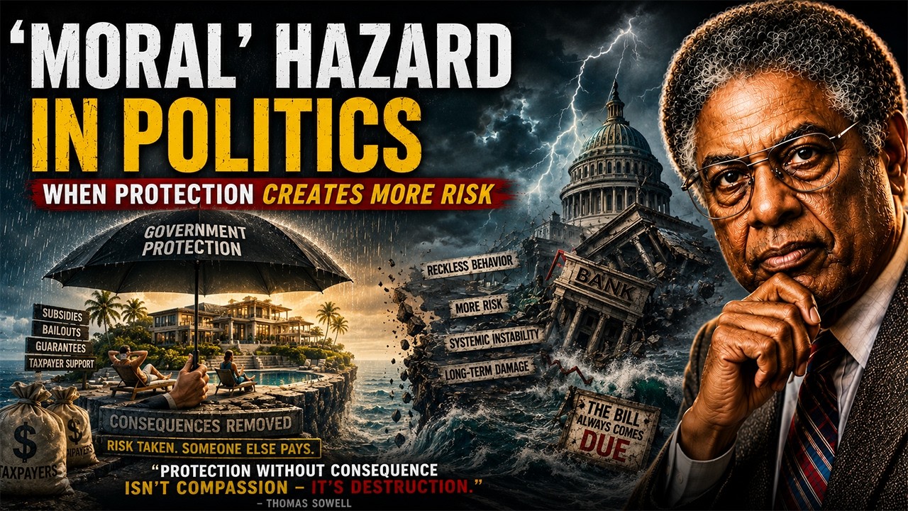 Thomas Sowell: Moral&rsquo; Hazard in Politics | Why Government Protection Creates More Risk