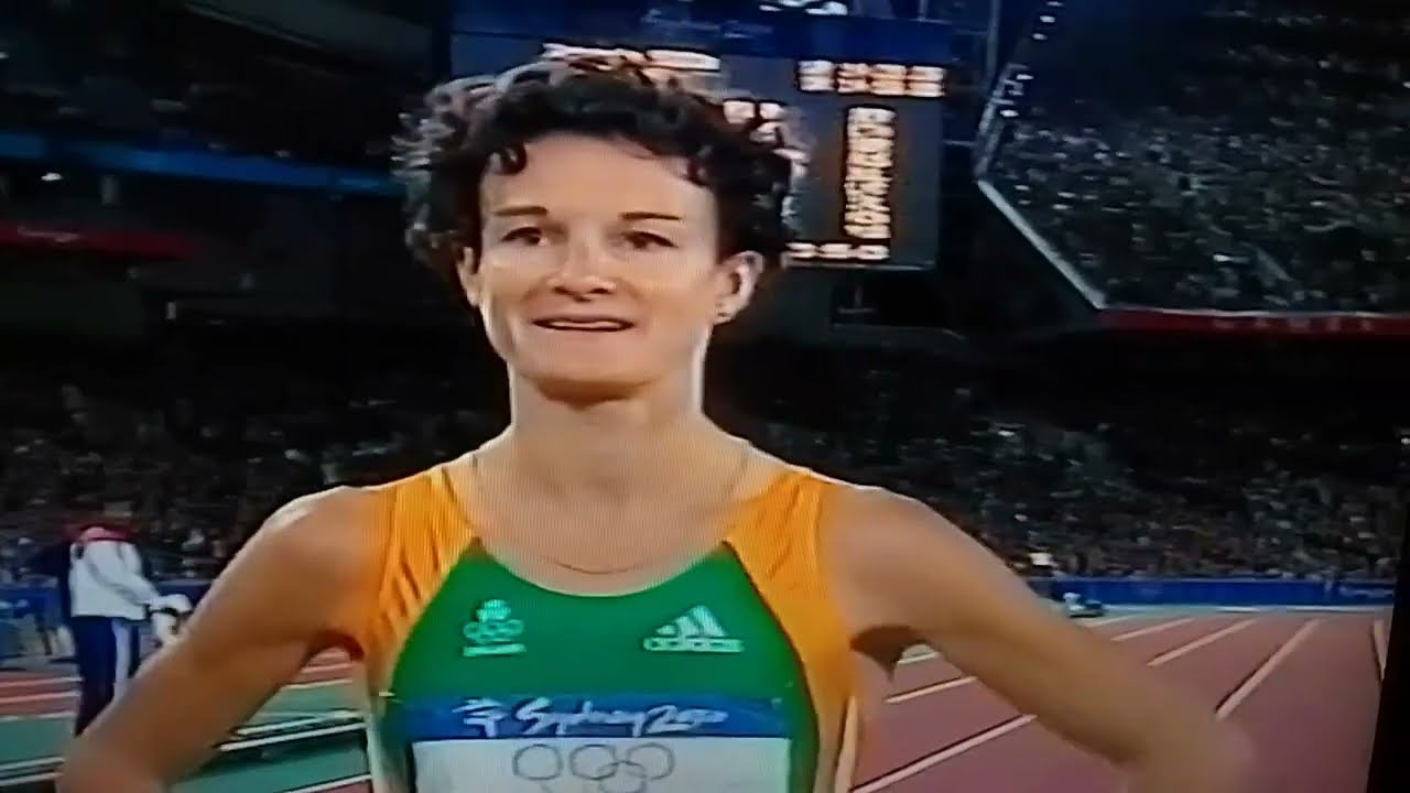 Sonia O Sullivan Winning Silver. At The Sydney Olympics 2000 5000m with Irish Commentary & Ceremony