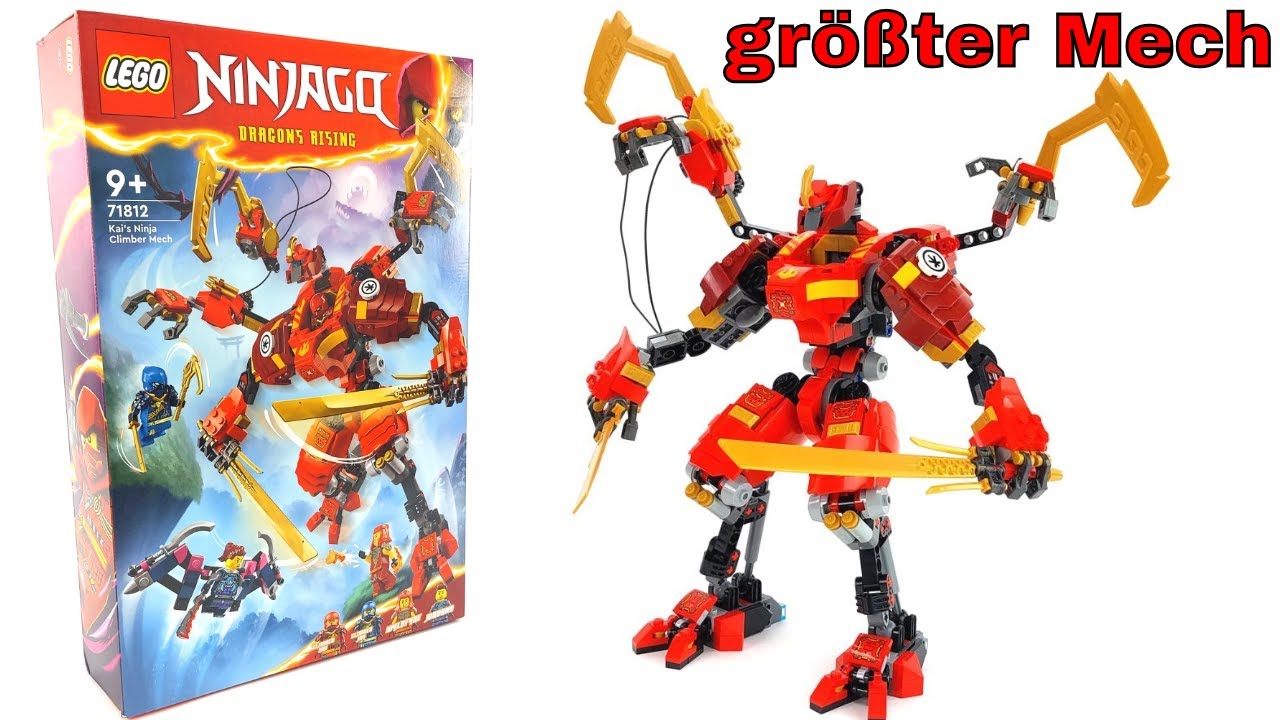 Lego Ninjago 2024 Dragons Rising Set 71812 - Kais Ninja-Kletter-Mech / Review
