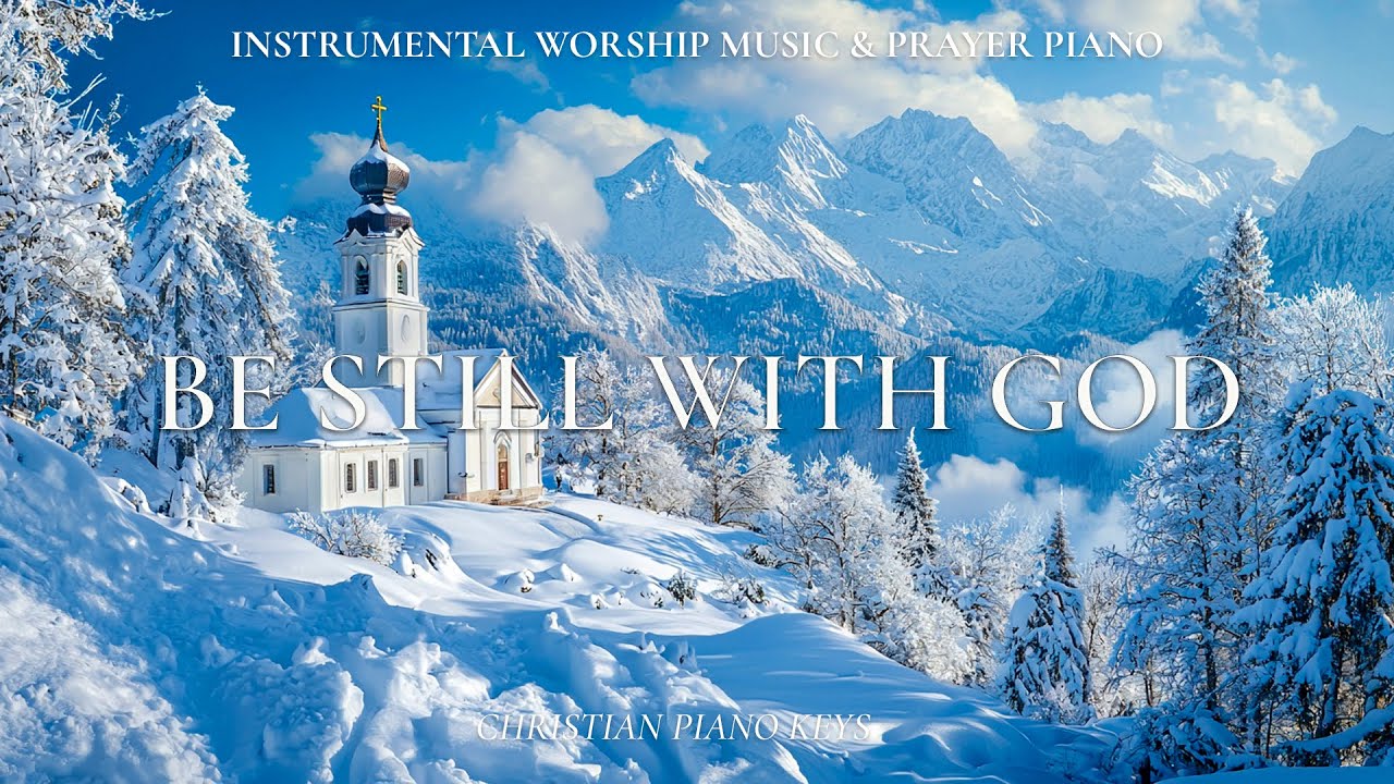 BE STILL WITH GOD | Instrumental Worship & Prayer Music With Scriptures & Winter Scene