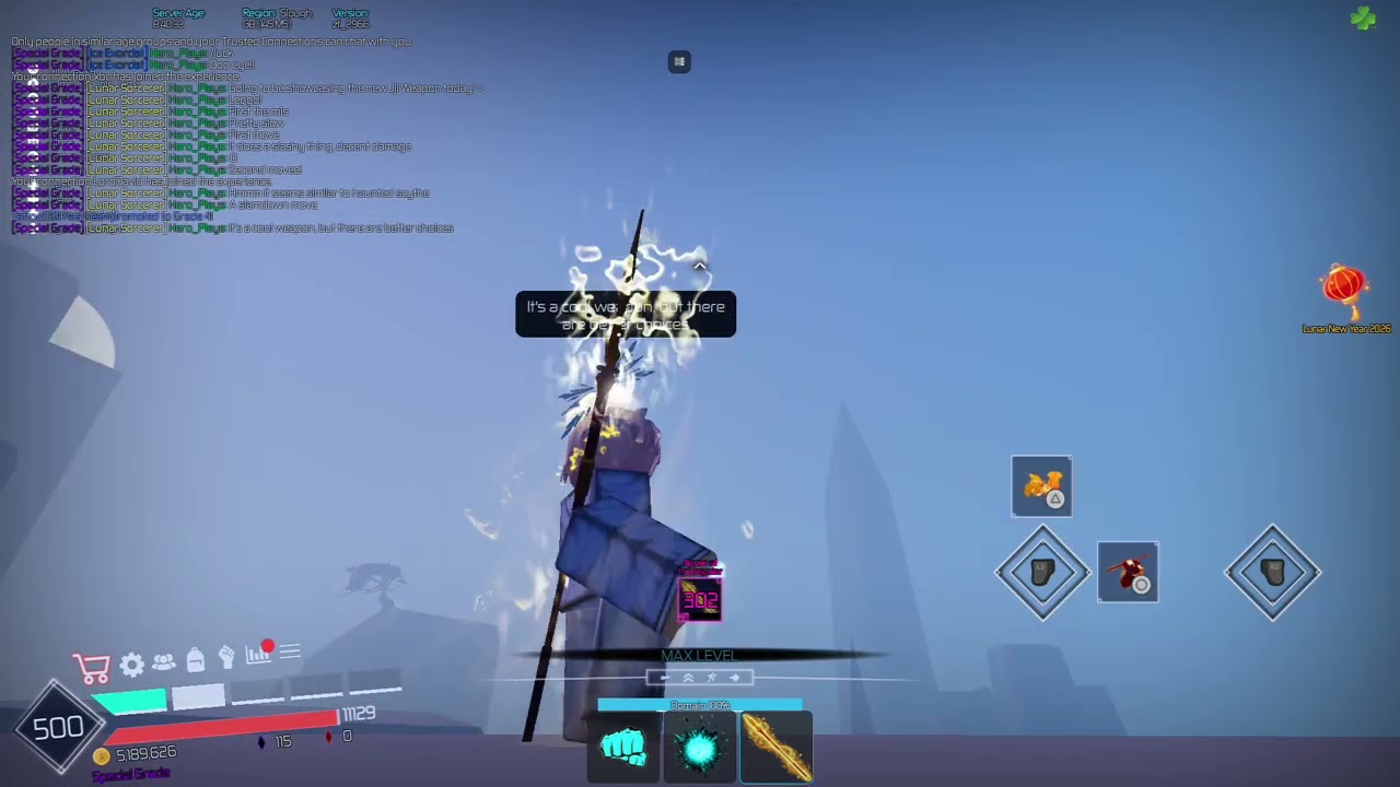 Showcasing the new Lunar New Year weapon! The Spear of the Impaler! :D