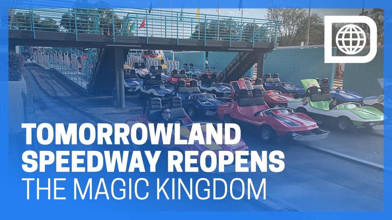 Tomorrowland Speedway Reopens with Modifications for TRON Coaster - Magic Kingdom