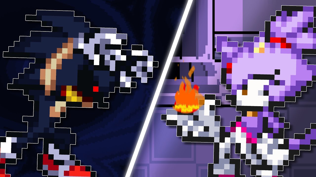 Sonic.EXE VS Blaze The Cat [Sticknodes Sprite Animation]