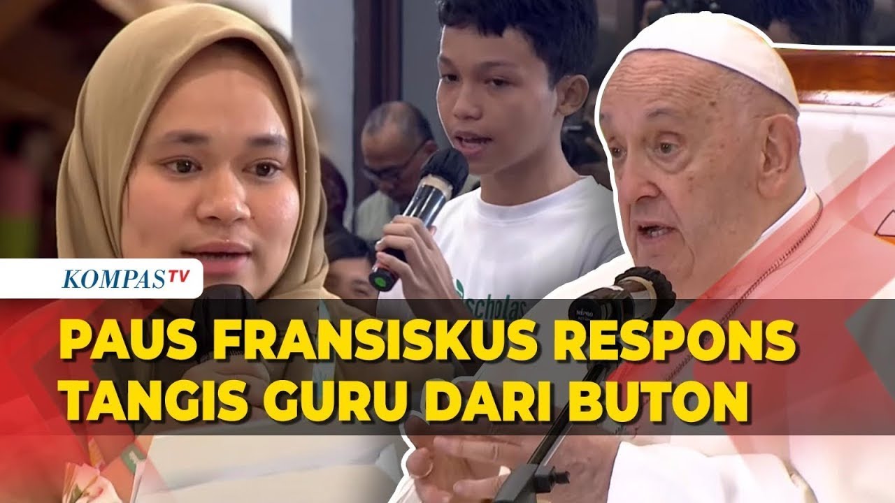 [FULL] Paus Fransiskus Respons Tangis Guru dari Buton hingga Curhat Kaum Muda Scholas Occurrentes