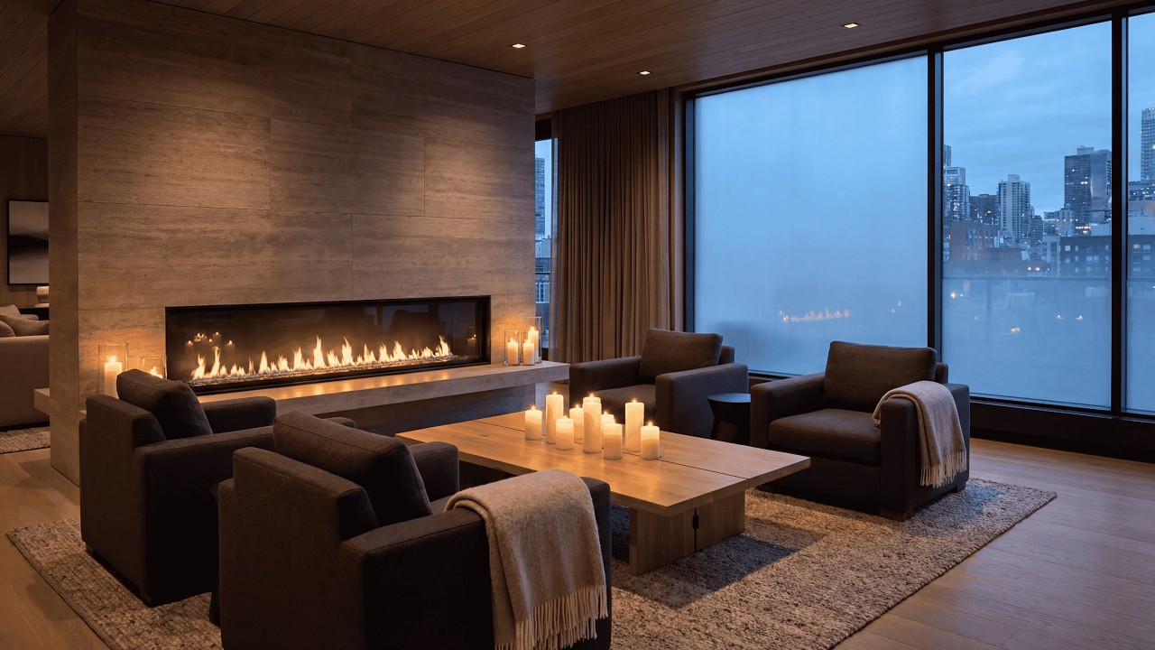 Relaxing Jazz Music for Sleep & Study | Cosy Home Fireplace Ambience