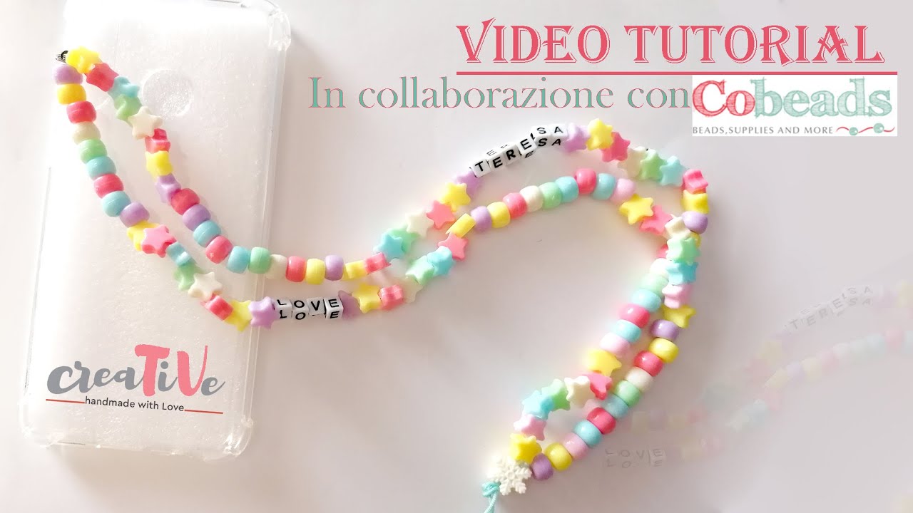 Tutorial in Collaborazione con Cobeads - Realizziamo insieme una catena porta cellulare 📿