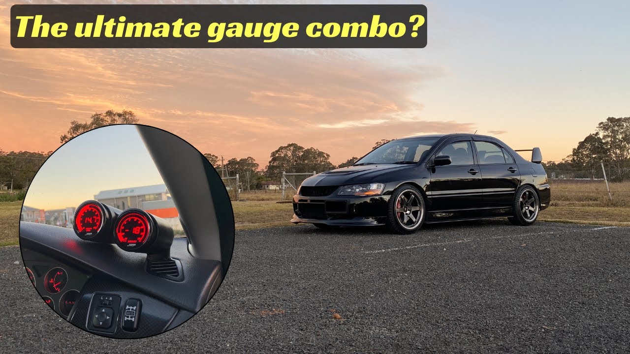 Wideband/AFR gauge install | Mitsubishi Evo 9
