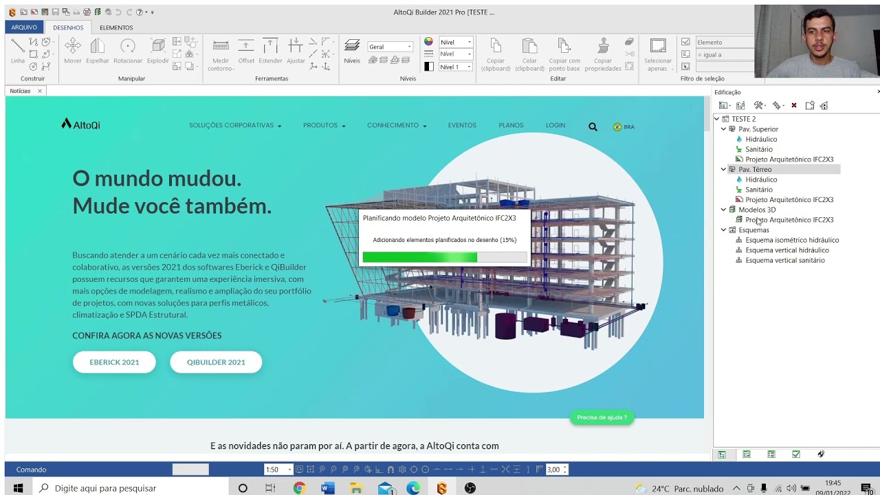 IMPORTANDO ARQUIVOS IFC PARA O QIBUILDER