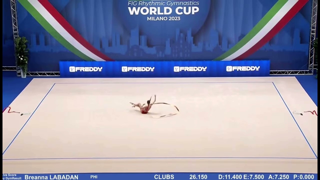 Maëlle Millet FRA Ribbon AA WC MILANO 2023