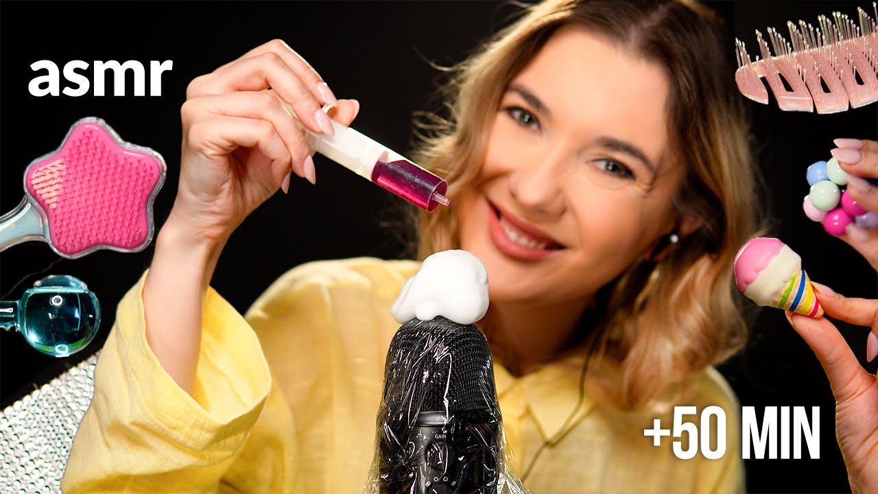 50+ МИНУТ ASMR БЕЗ РАЗГОВОРОВ ДЛЯ ГЛУБОКОГО СНА | ТОЛЬКО ТРИГГЕРЫ, УЛЬТРА РАССЛАБЛЯЮЩЕЕ