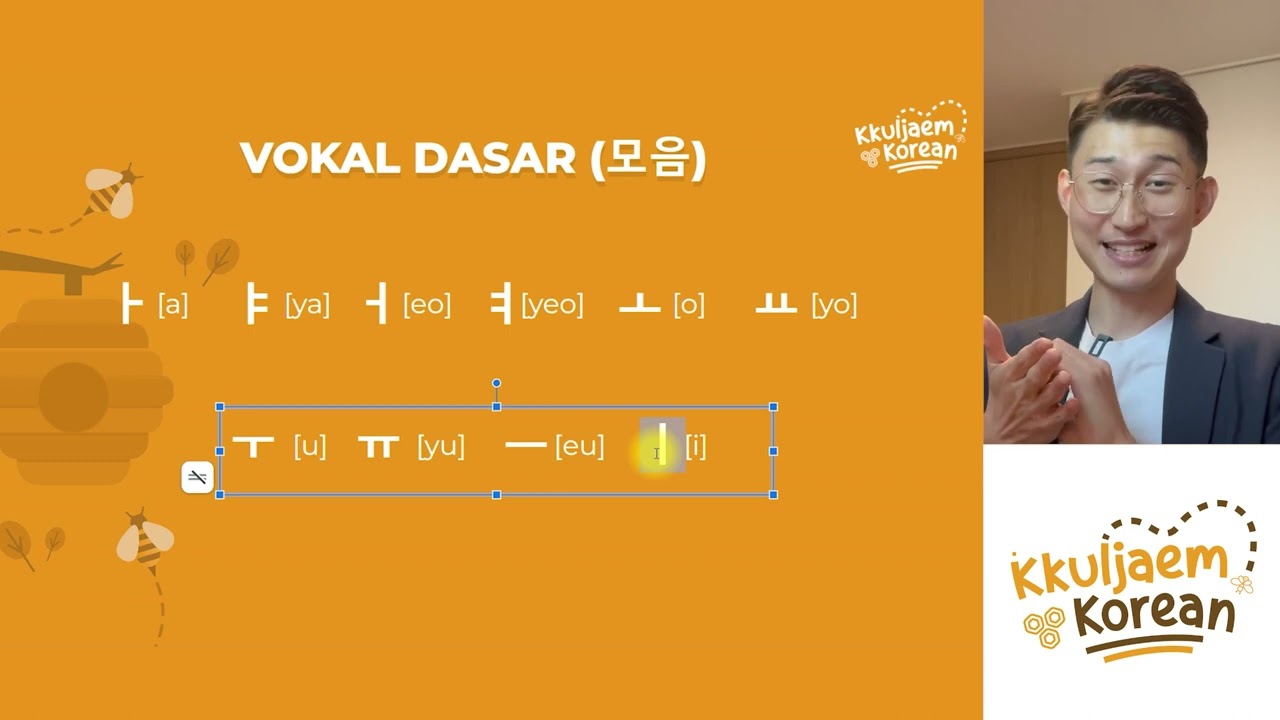 Kelas Bahasa Korea Kkuljaem Korean - Hangeul #1