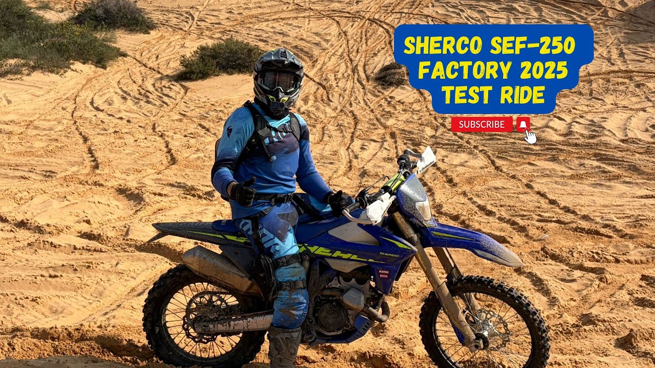 Тест-драйв Sherco 250 SEF Factory 2025 года.