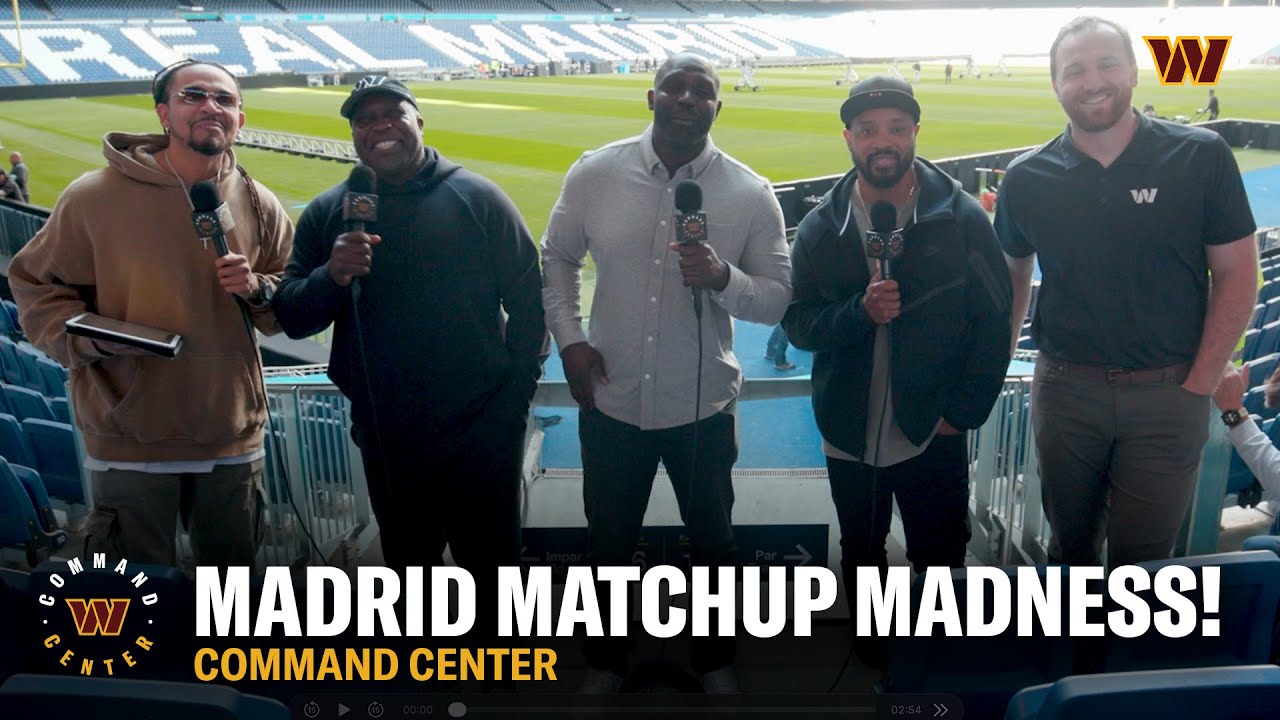 Los Commanders en SPAIN! 🇪🇸 | Command Center | Washington Commanders | NFL
