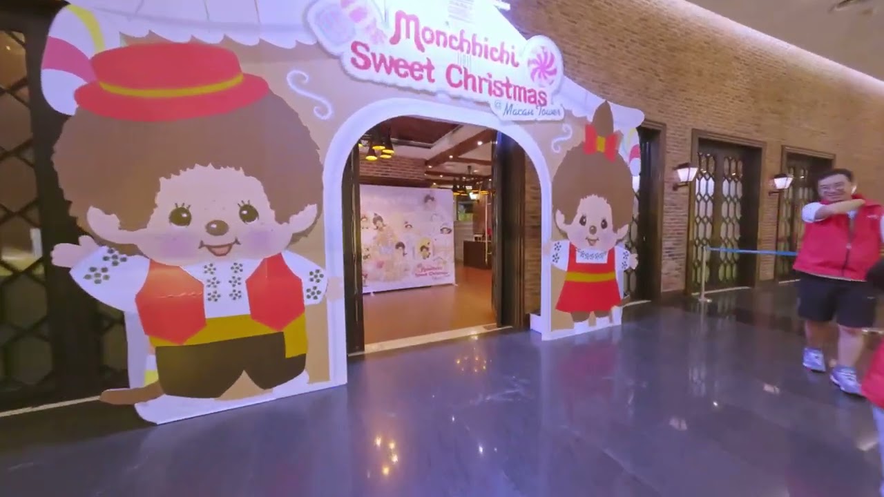 FPV drone shooting for "2023 Macau Tower Christmas Monchhichi Event"