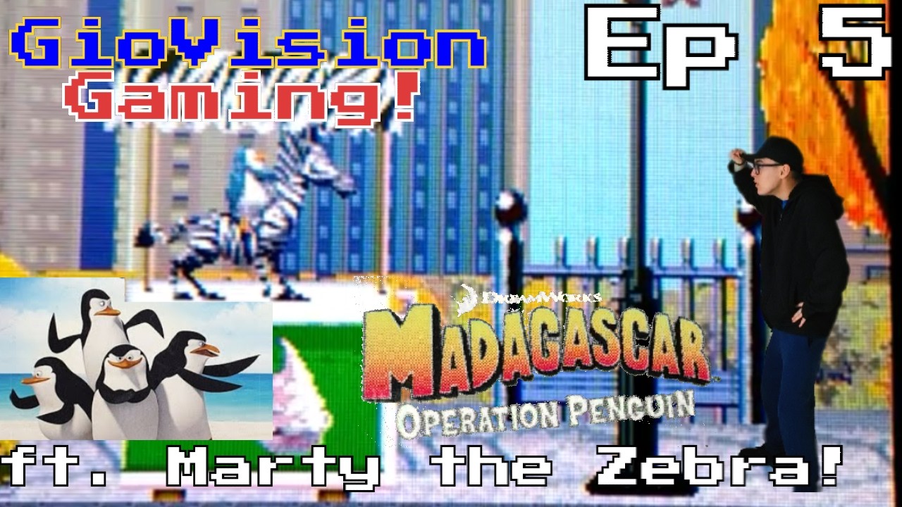 Is That A Zebra On The Street!?! Madagascar Operation Penguin GBA Play-through Ep 5