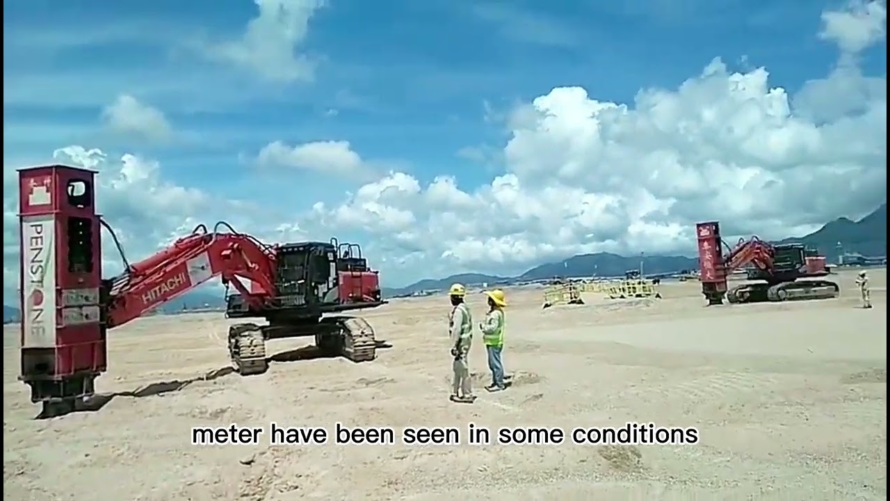 What is the depth of rapid impact compaction? HC series from China