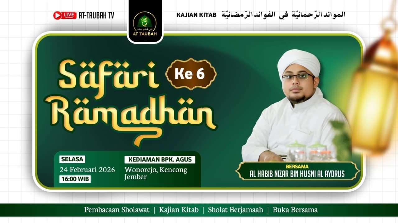 🔴 LIVE : SAFARI RAMADHAN 06 DI KEDIAMAN BAPAK AGUS WONOREJO, KENCONG JEMBER, 24/02/26