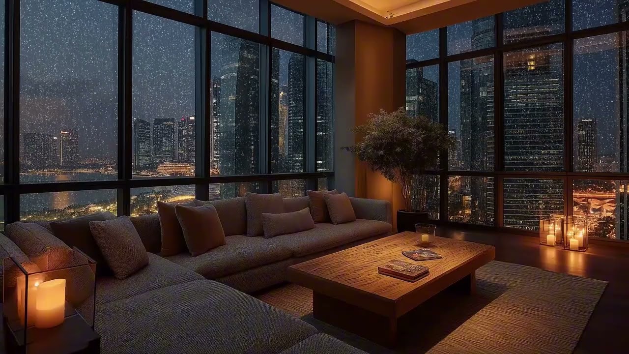 Manifest THIS! - POV: You're Ready to Nap in Your Penthouse to the Sounds of Soft Rain #asmr #rain