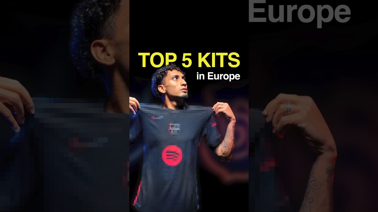 Top 5 New Football Kits in All of Europe! 24/25 #premierleague #laliga