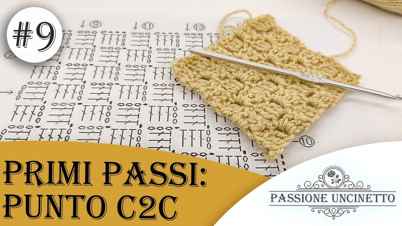 Primi Passi All' Uncinetto: Tecnica c2c