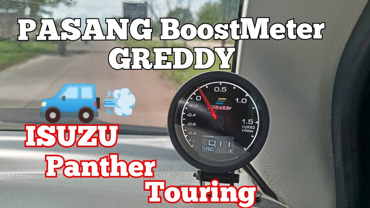 PASANG Boost Meter Greddy | PANTHER TOURING AUTOMATIC 2002
