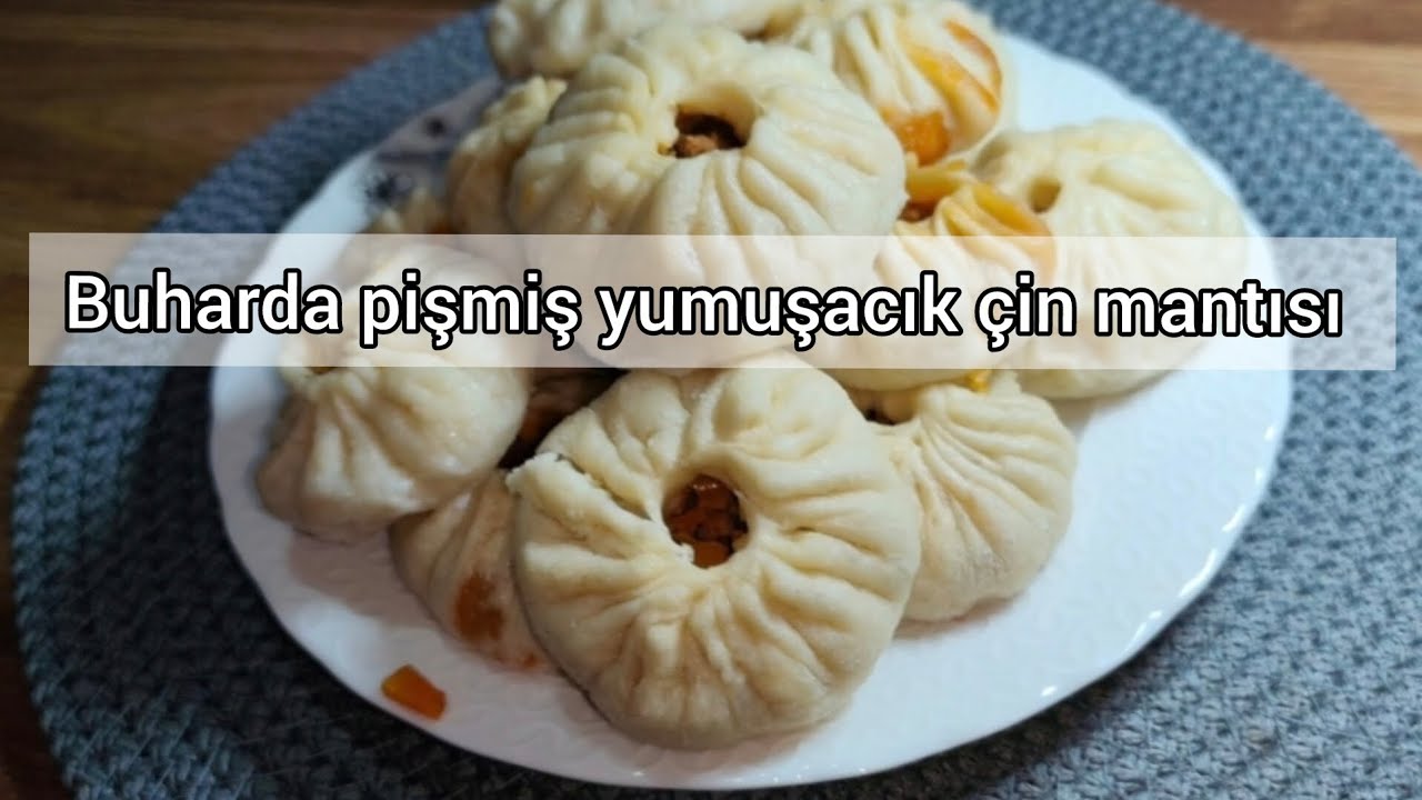 Buharda pişmiş yumuşacık çin mantısı ( baozi )
