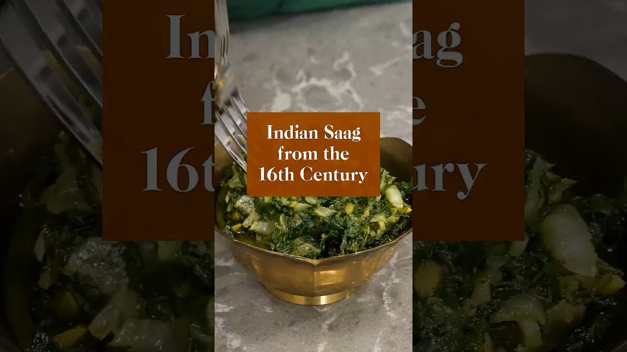 Saag from the Mughal Empire - A 500 Year old recipe