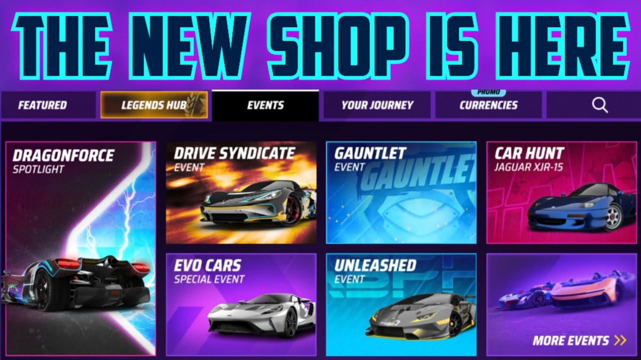 Asphalt Legends - THE NEW SHOP 🔥 FIRST LOOK | #ComingSoon for Everyone