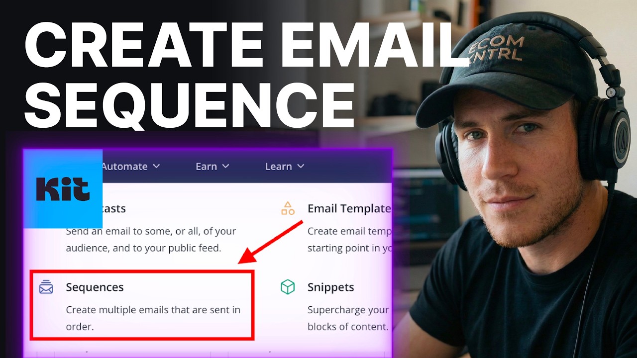 How To Build An Email Sequence With ConvertKit (2026) | Automation Setup