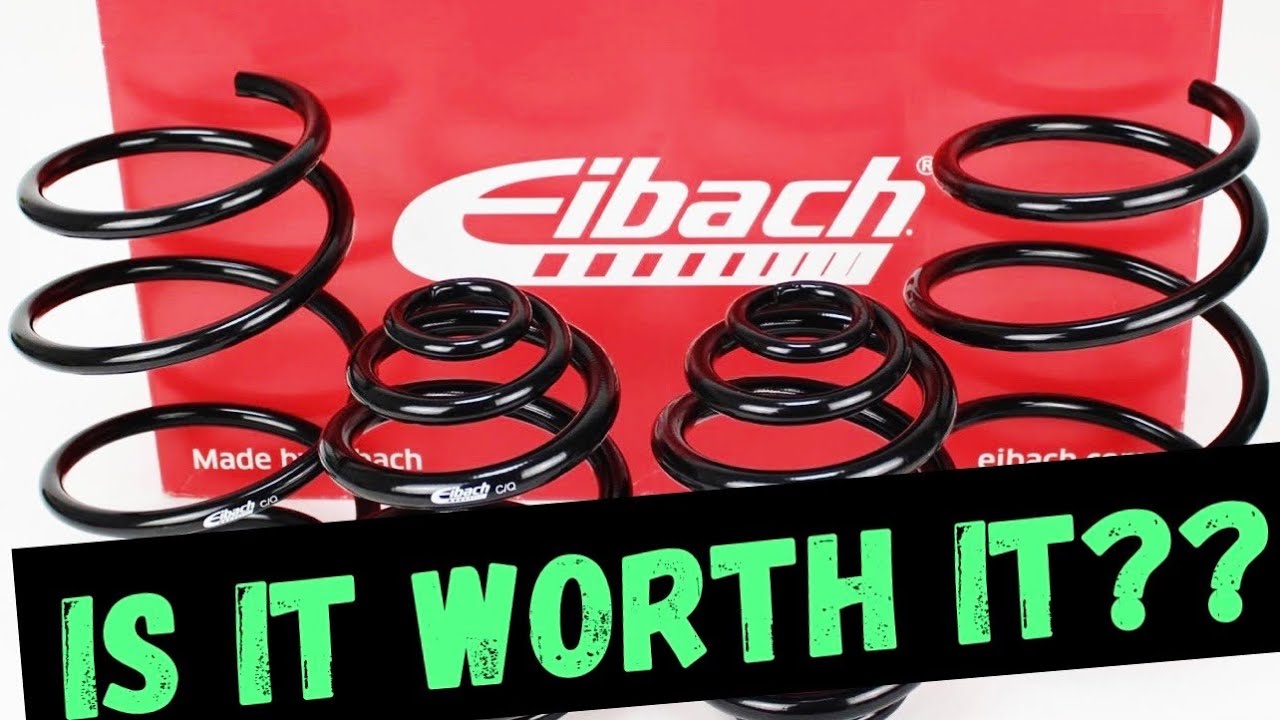 E90 gets lower (eibach pro lowering springs)