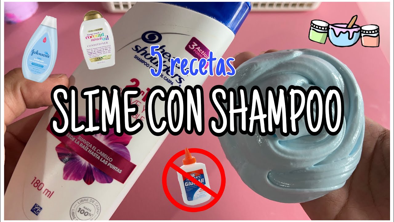 C&oacute;mo Hacer SLIME con SHAMPOO 🧴✨ &iexcl;Probamos 5 Recetas!