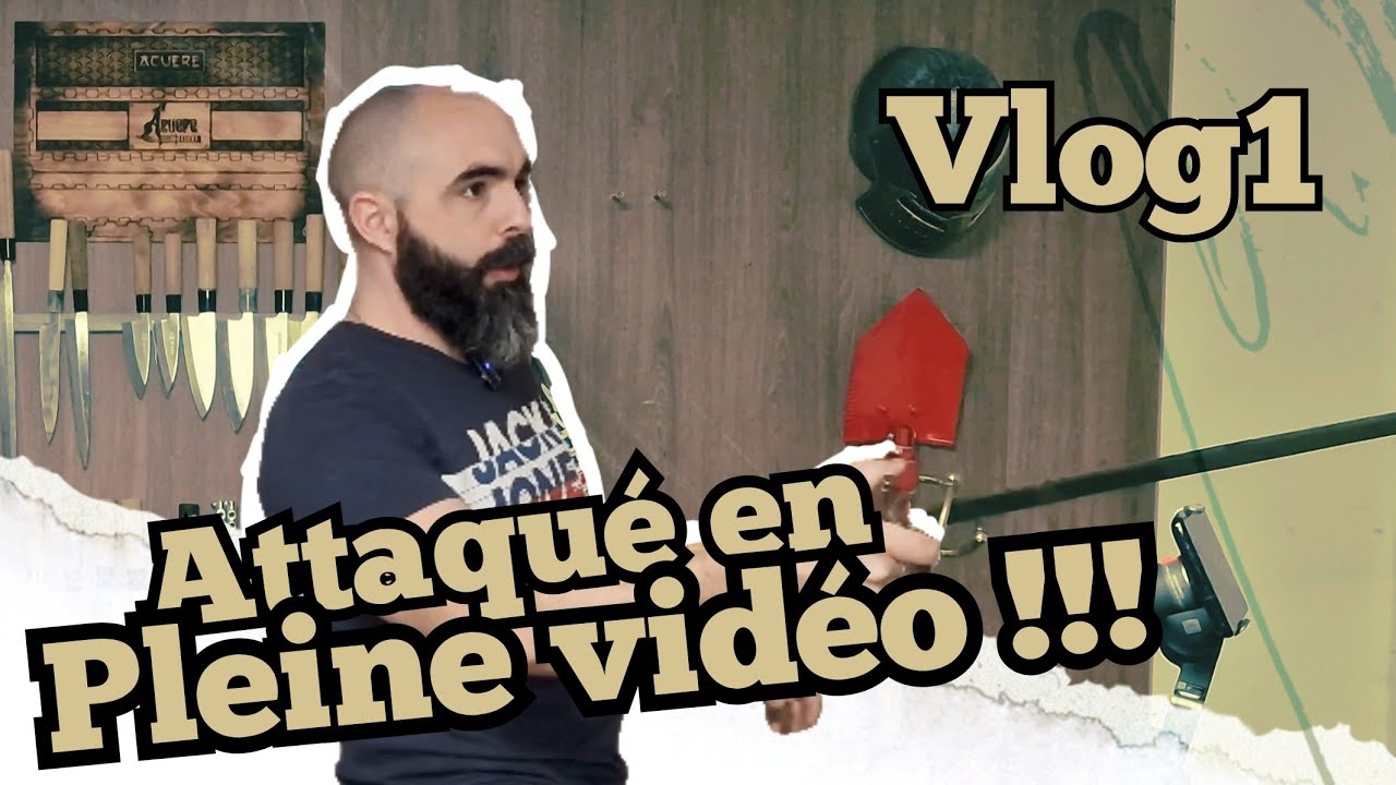 Vlog #1 : Restauration aiguisage d'un Bowie Monstrueux, attaque de zombie, visite de l'atelier !!