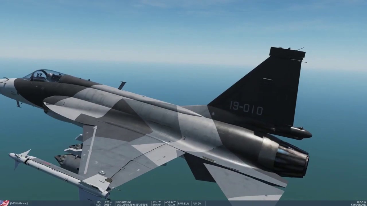 DCS World, JF-17  логика системы свой-чужой (IFF).