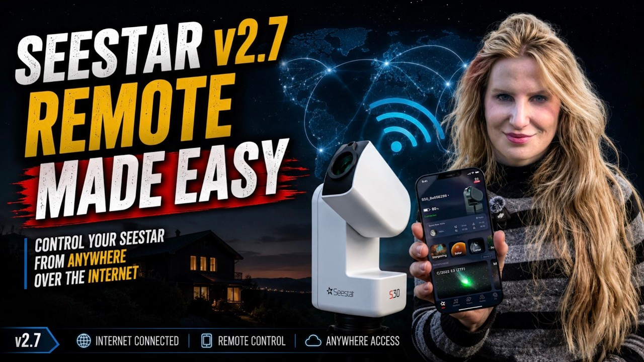 Создайте удаленную обсерваторию Smart Scope: сеть телескопов Seestar