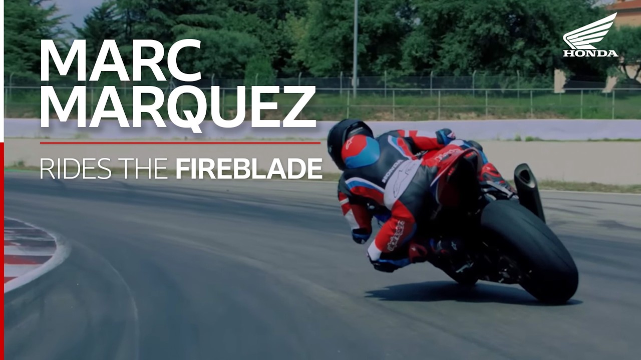 Marc Márquez rides the new 2020 CBR1000RR-R Fireblade SP