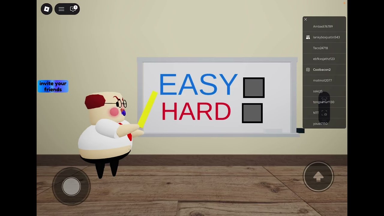Me and Oliver are playing an escape run game￼