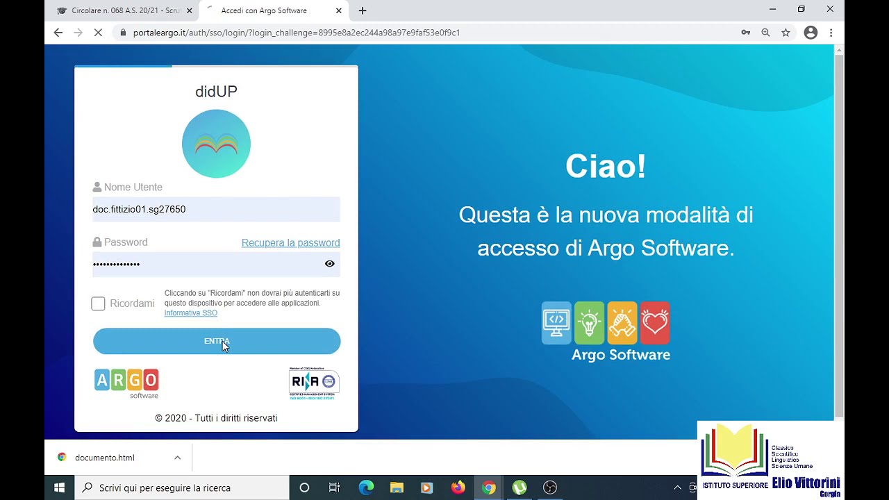 Operazioni di scrutinio 1 quadrimestre